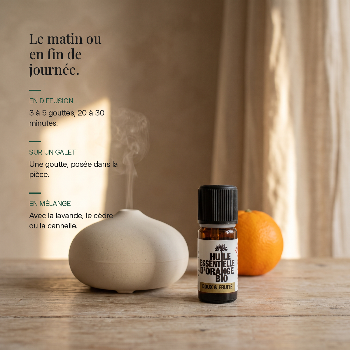 Huile Essentielle Orange Douce Bio 10 ml