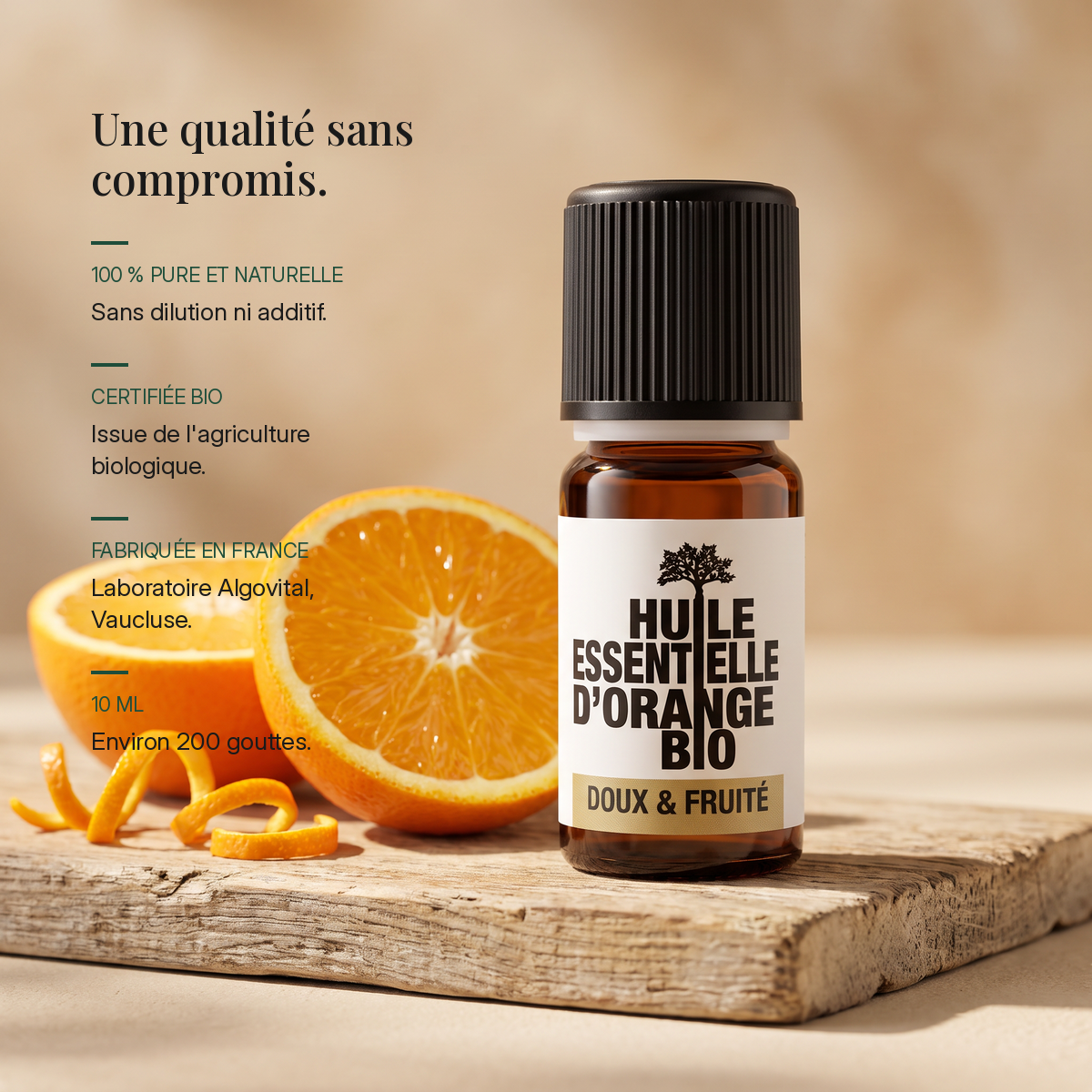 Huile Essentielle Orange Douce Bio 10 ml