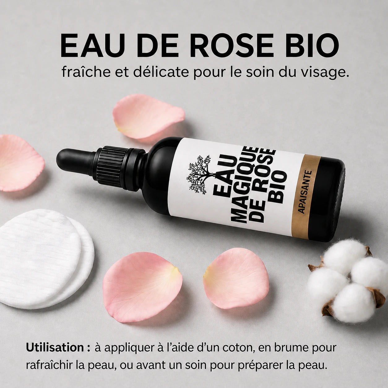 Eau de Rose Bio 100 ml