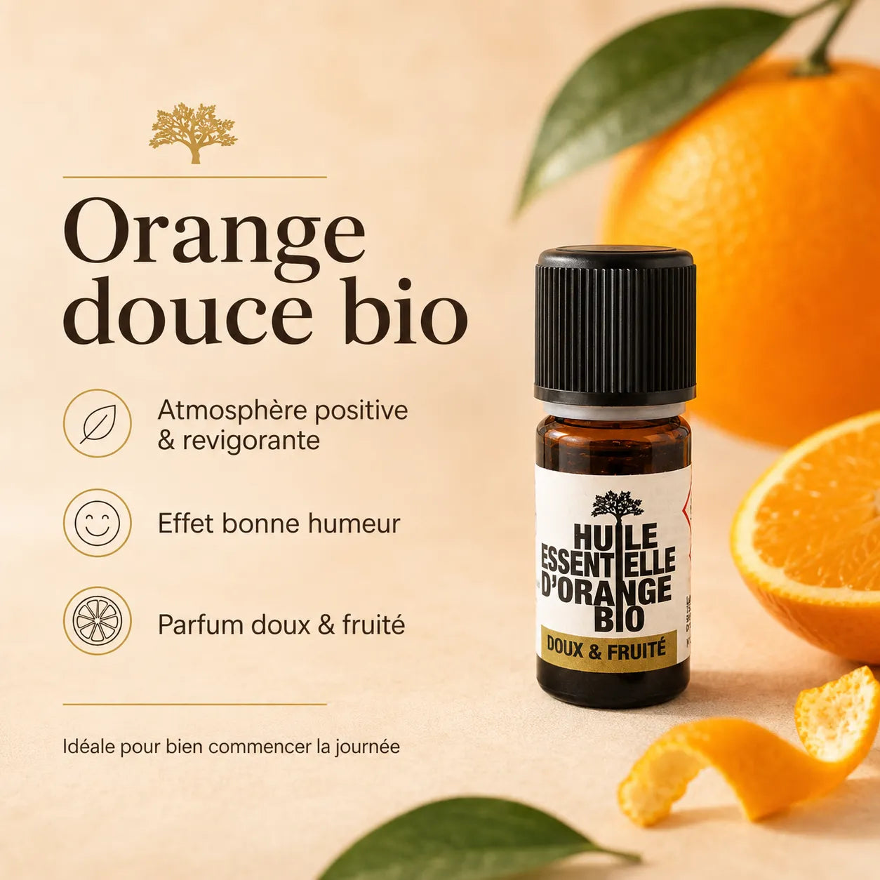 Huile Essentielle Orange Douce Bio 10 ml