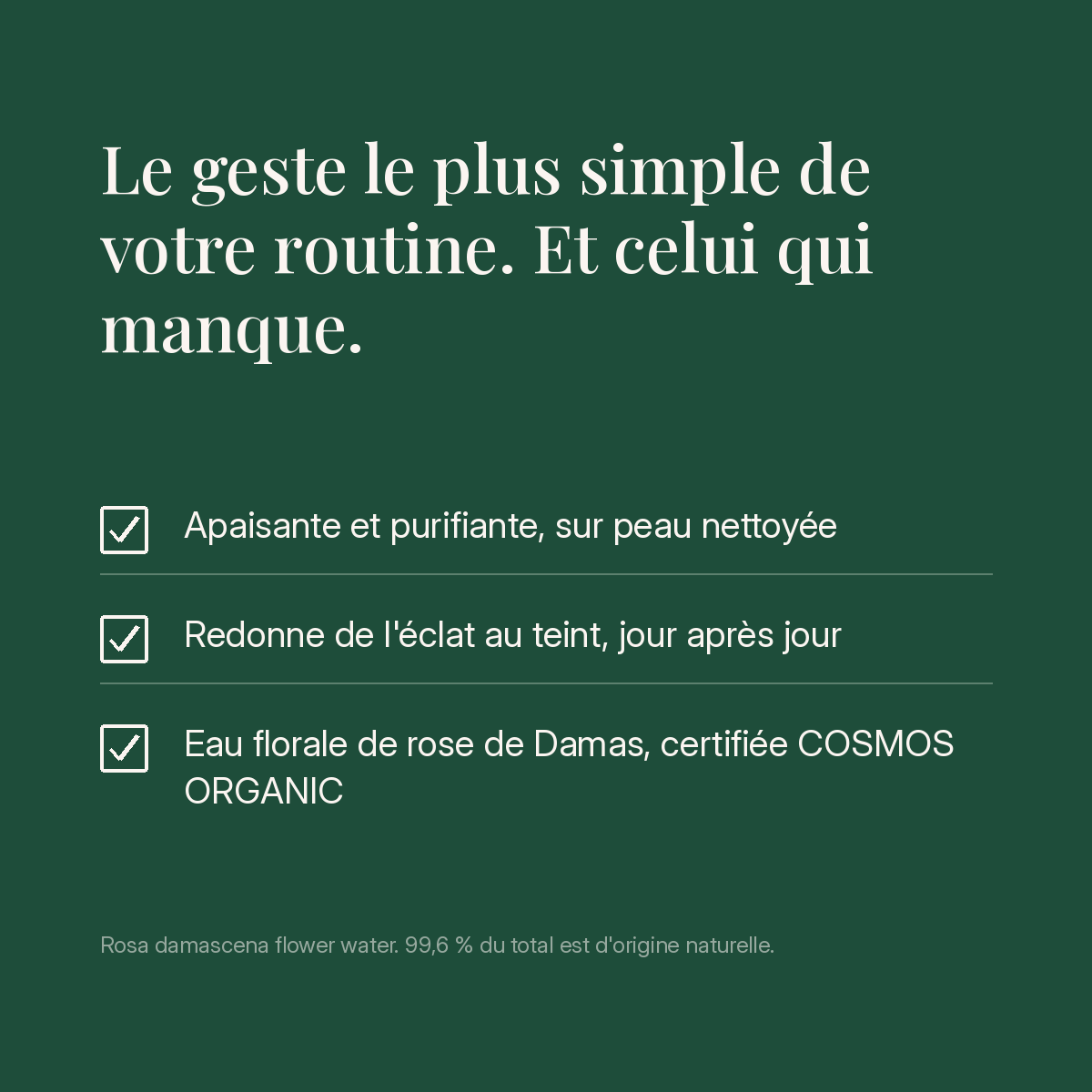 Eau de Rose Bio 100 ml