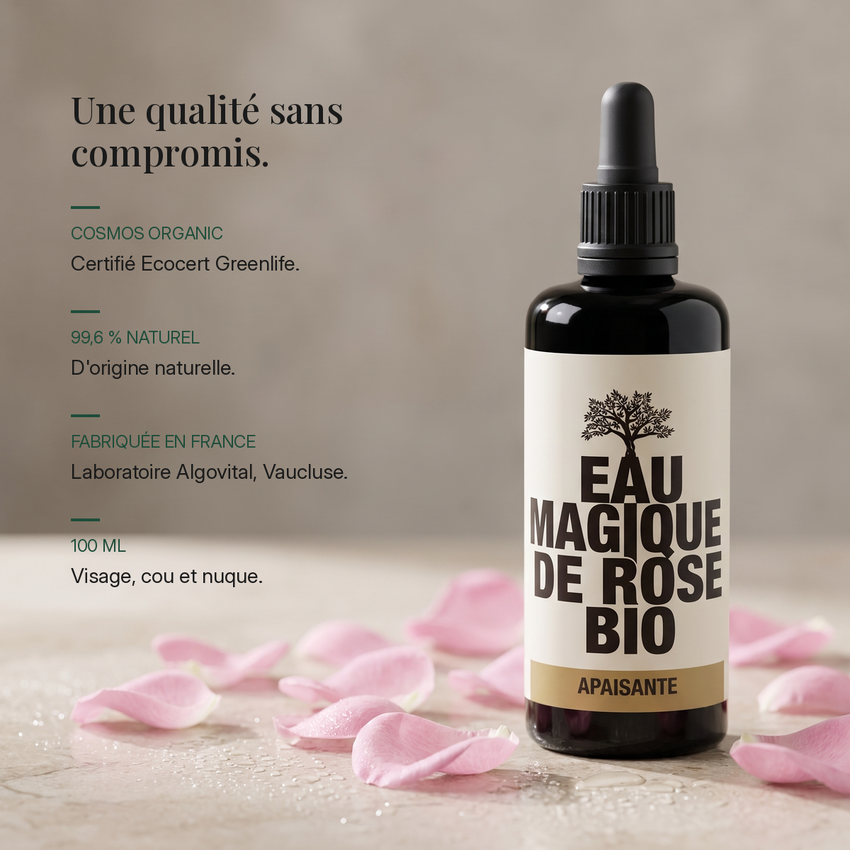Eau de Rose Bio 100 ml